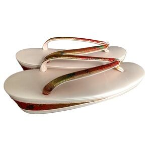 Vintage Tokyo Ogawa Kochou Zori Sandals | Traditional Japanese Kimono Footwear